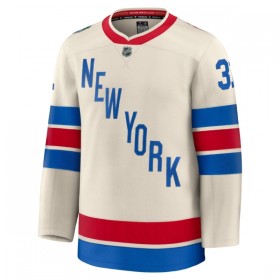 Miesten NHL New York Rangers Pelipaita 2025-26 Fanatics Premium Igor Shesterkin Winter Classic Valkoinen